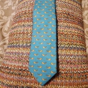 Tommy Hilfiger whale tie.  Blue/light pink.  NWOT
